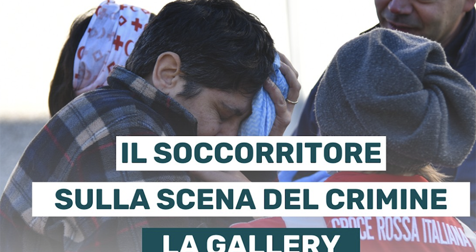 Il soccorritore sulla scena del crimine